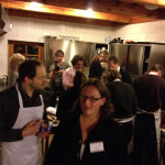 Viele Leute in der Küche bei #twitcook05