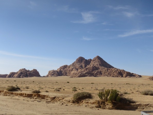 Landschaft in Wadi Rum Jordanien