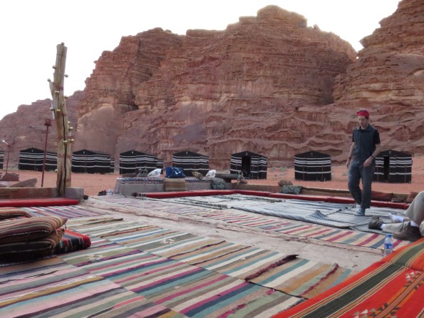 Sinsetcamp Wadi Rum Jordanien